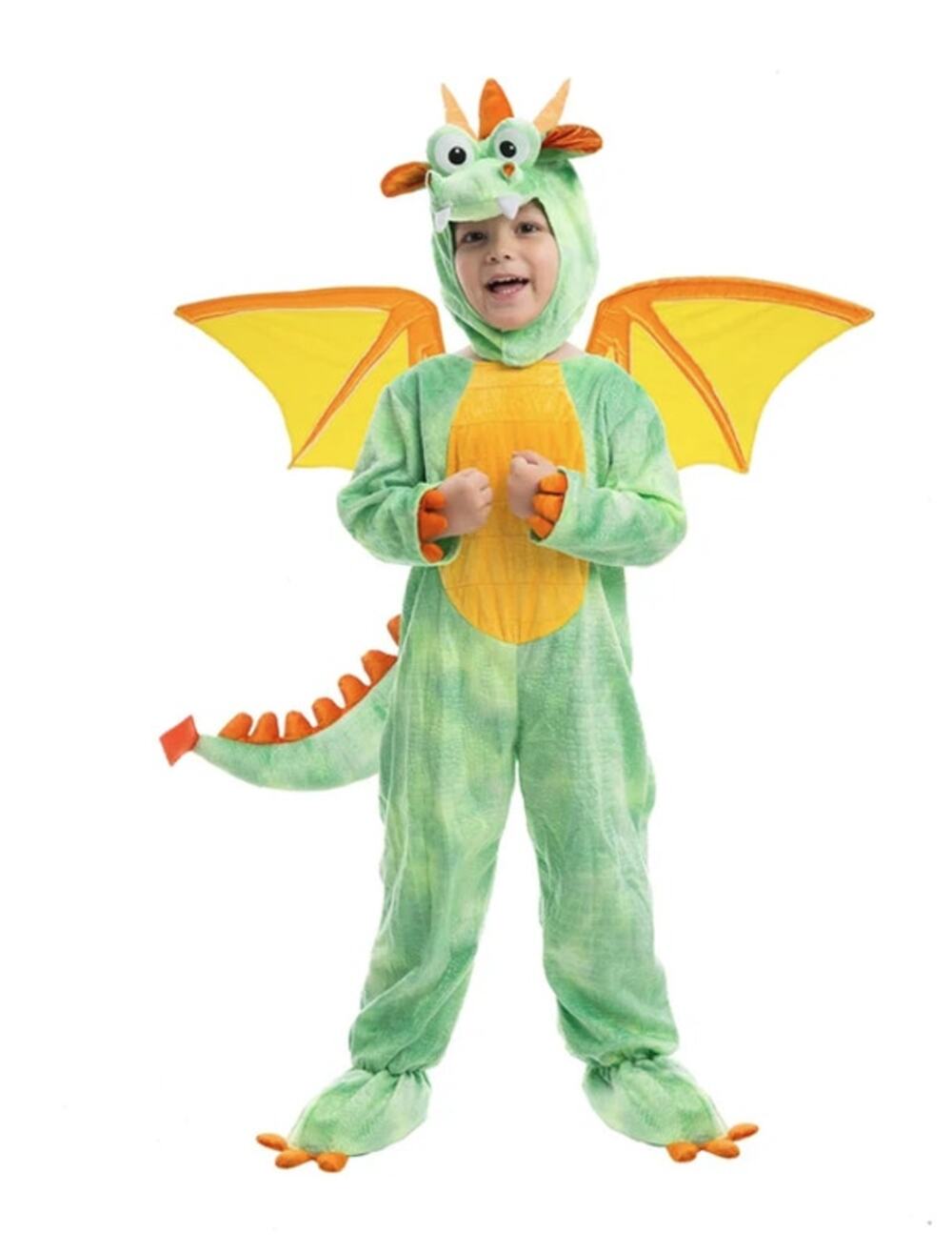 Spooktacular Green Dragon Costume Small 5-7